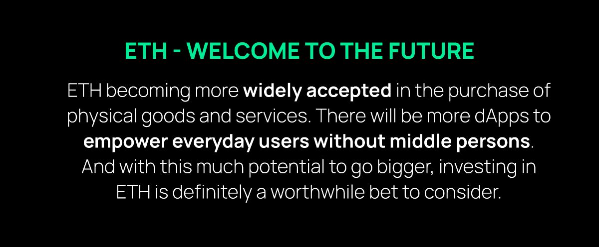 ETH - Welcome to the future!