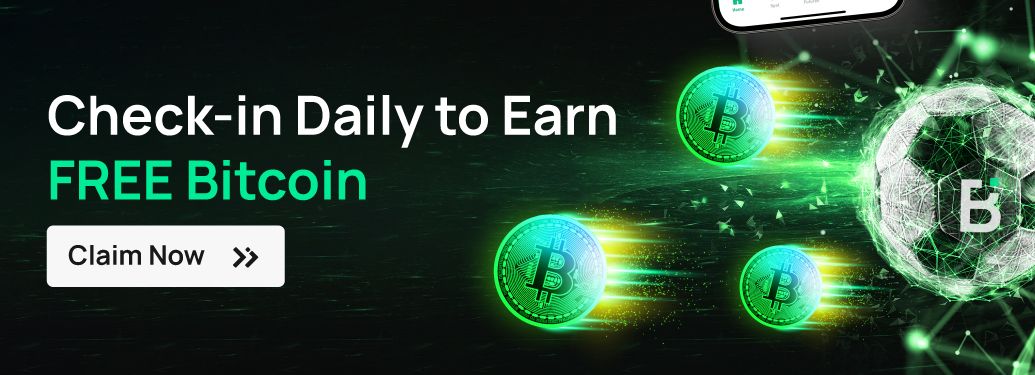 Get free BTC when you check in daily on Bit.com’s app!