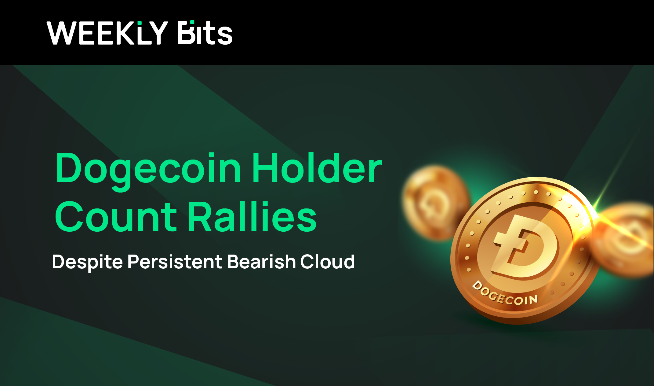 Dogecoin Holder Count Rallies despite Persistent Bearish Cloud