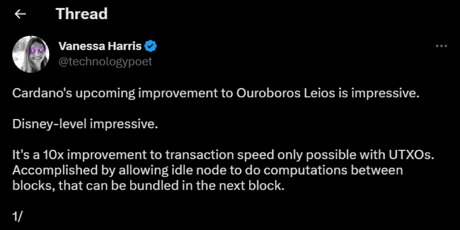 Vanessa Harris, a Web3 product lead and crypto advisor, has likened the upgrade to the work of a Disney park ride operator.